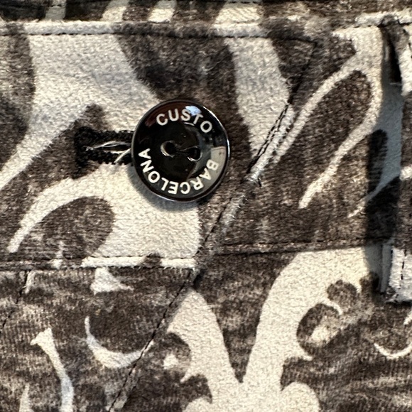Custo Barcelona Black and White Skinny Pants - Picture 6 of 15